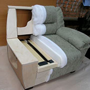 Замена наполнителялюбой плотности